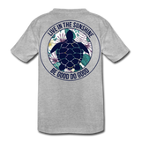 Live In The Sunshine Be Good Do Good Kids' Premium T-Shirt - heather gray