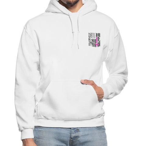 Nurse Flag Gildan Heavy Blend Adult Hoodie (CK1389 updated) - white