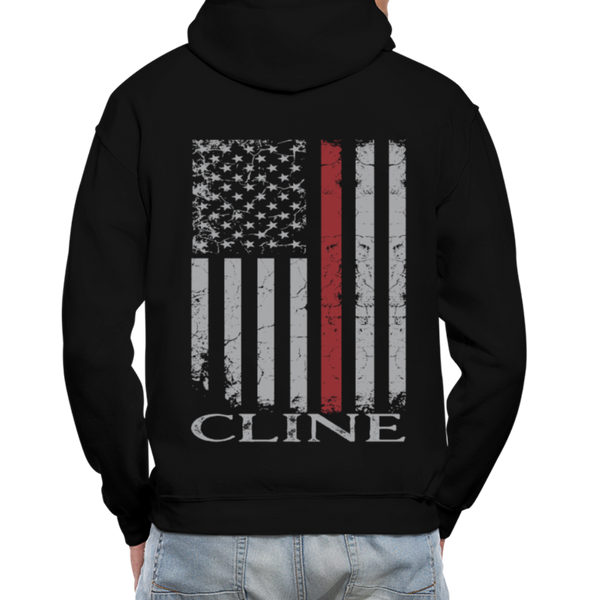 Cline Gildan Heavy Blend Adult Hoodie - black