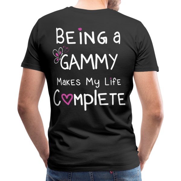 Being a Gammy Makes My Life Complete Men's Premium T-Shirt (CK1533) - black