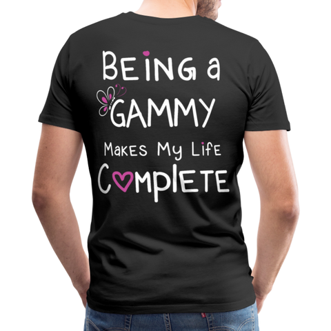 Being a Gammy Makes My Life Complete Men's Premium T-Shirt (CK1533) - black