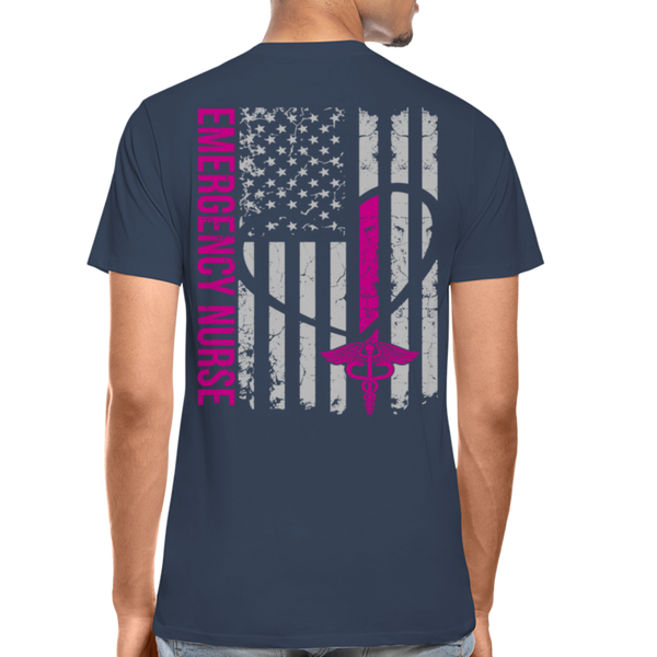 Melanie Emergency Nurse Women’s Premium Organic T-Shirt - navy