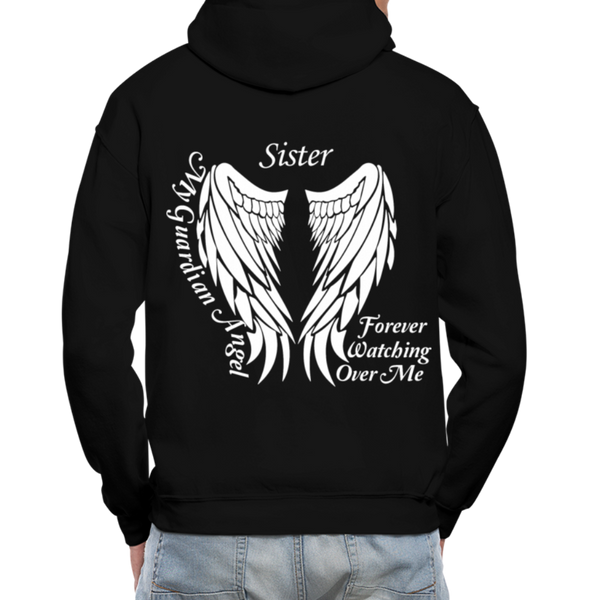 Sister Guardian Angel Gildan Heavy Blend Adult Hoodie (CK3557) - black