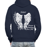 Sister Guardian Angel Gildan Heavy Blend Adult Hoodie (CK3557) - navy