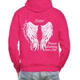 Sister Guardian Angel Gildan Heavy Blend Adult Hoodie (CK3557) - fuchsia