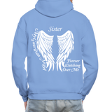 Sister Guardian Angel Gildan Heavy Blend Adult Hoodie (CK3557) - carolina blue