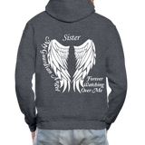 Sister Guardian Angel Gildan Heavy Blend Adult Hoodie (CK3557) - charcoal gray