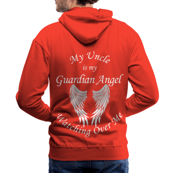 Uncle Guardian Angel Men’s Premium Hoodie (CK1373) - red