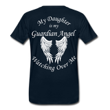 Daughter Guardian Angel Men's Premium T-Shirt (CK3553) - deep navy