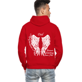 Dad Guardian Angel Gildan Heavy Blend Adult Hoodie (CK3563) - red