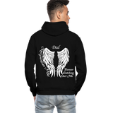 Dad Guardian Angel Gildan Heavy Blend Adult Hoodie (CK3563) - black