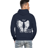 Dad Guardian Angel Gildan Heavy Blend Adult Hoodie (CK3563) - navy