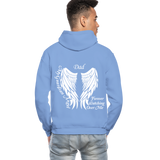 Dad Guardian Angel Gildan Heavy Blend Adult Hoodie (CK3563) - carolina blue