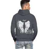 Dad Guardian Angel Gildan Heavy Blend Adult Hoodie (CK3563) - charcoal gray