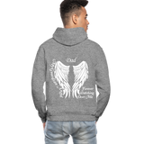 Dad Guardian Angel Gildan Heavy Blend Adult Hoodie (CK3563) - graphite heather
