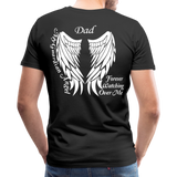 Dad Guardian Angel Men's Premium T-Shirt (CK3563) - black