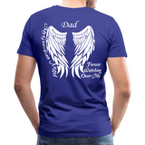 Dad Guardian Angel Men's Premium T-Shirt (CK3563) - royal blue
