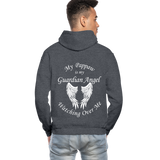 Pappaw Guardian Angel Gildan Heavy Blend Adult Hoodie - charcoal gray