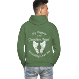 Pappaw Guardian Angel Gildan Heavy Blend Adult Hoodie - military green