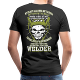 Old School Welder Men's Premium T-Shirt (CK3611) - black