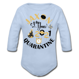 Jaxon New Year Organic Long Sleeve Baby Bodysuit - sky