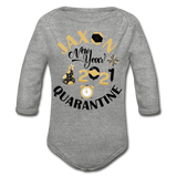 Jaxon New Year Organic Long Sleeve Baby Bodysuit - heather gray