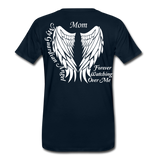 Mom Guardian Angel Men's Premium T-Shirt (CK3565) - deep navy