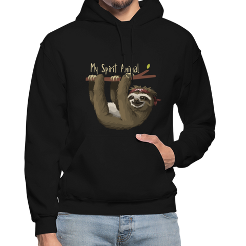 Sloth Spirit Anima\l Gildan Heavy Blend Adult Hoodie (CK3614) - black