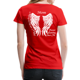 Mom Guardian Angel Women’s Premium T-Shirt (CK3565) - red