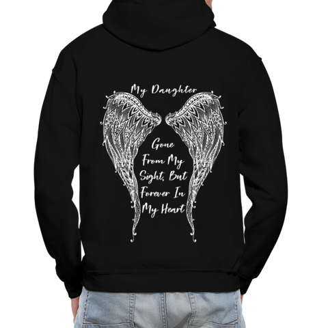 My Daughter Gone From Sight Gildan Heavy Blend Adult Hoodie (CK1802) - black