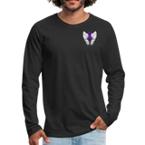 Brother JJ Guardian Angel Men's Premium Long Sleeve T-Shirt - black