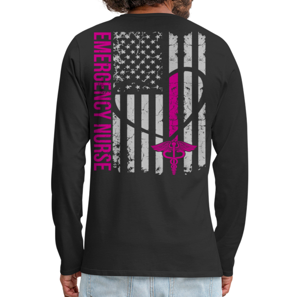 Sherry Emergency Nurse Men's Premium Long Sleeve T-Shirt - black