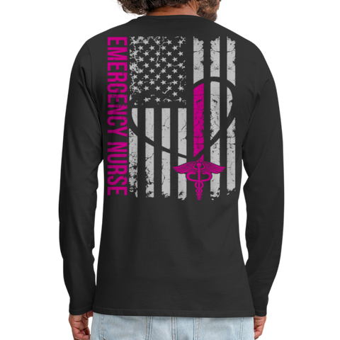 Sherry Emergency Nurse Men's Premium Long Sleeve T-Shirt - black