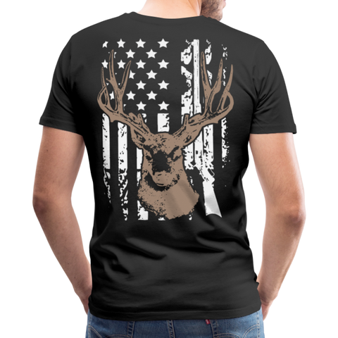 Hunting Flag Men's Premium T-Shirt (KS1022) - black