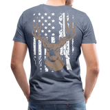 Hunting Flag Men's Premium T-Shirt (KS1022) - heather blue