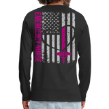 Elyse Men's Premium Long Sleeve T-Shirt - black