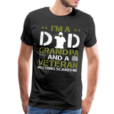 I'm A Dad Grandpa and a Veteran Men's Premium T-Shirt (CK3583) - black