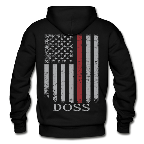 Doss Firefighter Gildan Heavy Blend Adult Hoodie - black