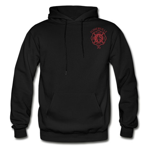 SOMERVILLE Local 76 Gildan Heavy Blend Adult Hoodie 76 - black