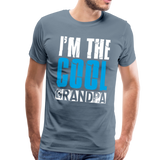 I'm The Cool Grandpa Men's Premium T-Shirt (CK1879) - steel blue