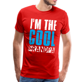I'm The Cool Grandpa Men's Premium T-Shirt (CK1879) - red