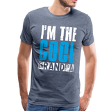 I'm The Cool Grandpa Men's Premium T-Shirt (CK1879) - heather blue