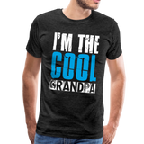 I'm The Cool Grandpa Men's Premium T-Shirt (CK1879) - charcoal gray