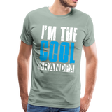 I'm The Cool Grandpa Men's Premium T-Shirt (CK1879) - steel green