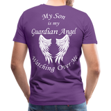Son Guardian Angel Men's Premium T-Shirt (CK3546) - purple