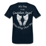 Son Guardian Angel Men's Premium T-Shirt (CK3546) - deep navy