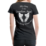 Son Guardian Angel Women’s Premium T-Shirt (CK3546) - black