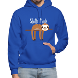 Sloth Mode Gildan Heavy Blend Adult Hoodie (CK1620) - royal blue
