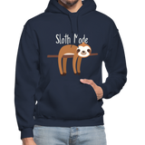 Sloth Mode Gildan Heavy Blend Adult Hoodie (CK1620) - navy