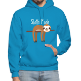 Sloth Mode Gildan Heavy Blend Adult Hoodie (CK1620) - turquoise
